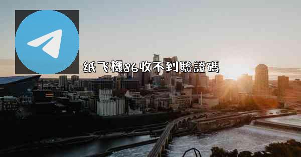 纸飞機86收不到驗證碼